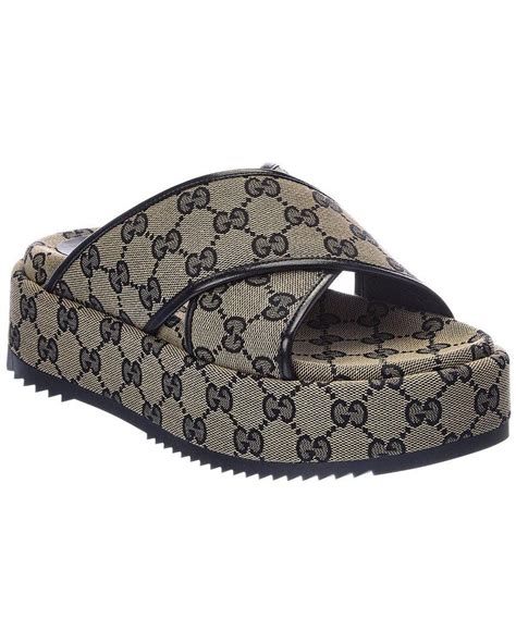 women platform sandals gucci|Gucci unisex sandals.